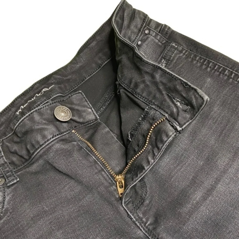 Maurices Jeans Faded Black Studded Skinny Jeans Size Medium Regular 8 10 - Picture 7 of 14